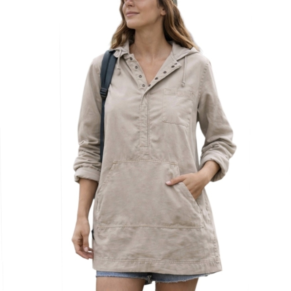 Vintage Ralph Lauren Outdoor Hooded Dress Gorpcore Utility Scandi Girl 90s L